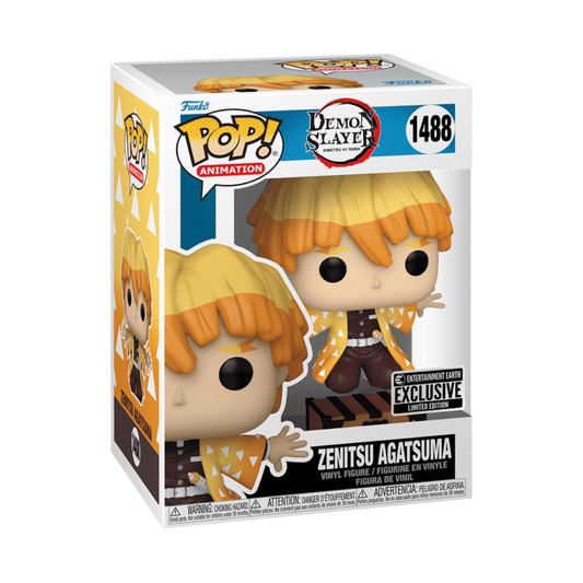 Funko Pop! Demon Slayer Zenitsu Agatsuma con caja n.° 1488 Exclusiva