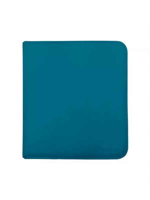 Carpeta Ultra Pro de 12 bolsillos con cremallera, color verde azulado