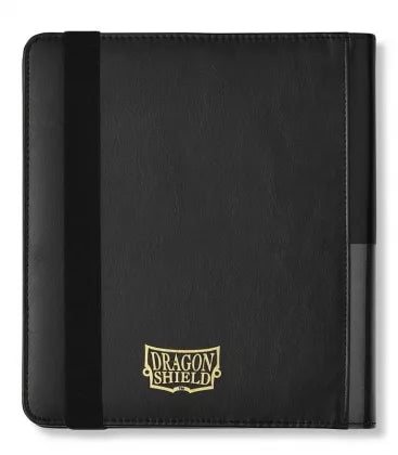 Portafolio de códice de 4 tarjetas de bolsillo Dragon Shield negro