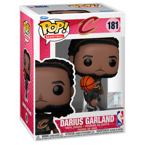 Figura de baloncesto Funko POP! de los Cleveland Cavaliers, Darius Garland n.° 181