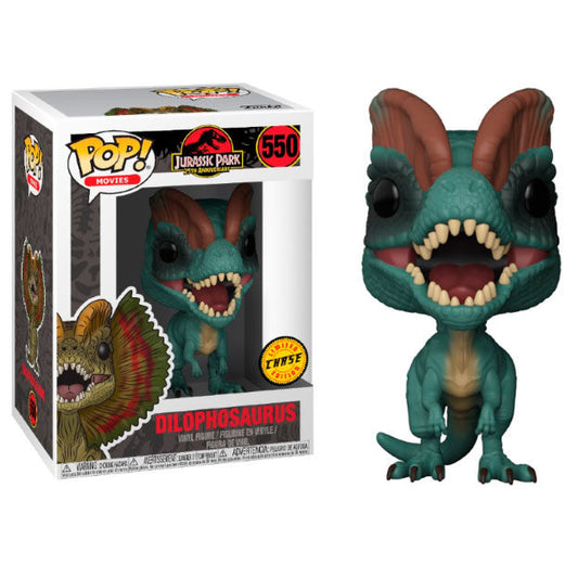 Funko POP! Jurassic World Movies 25th Anniversary Dilophosaurus #550 CHASE