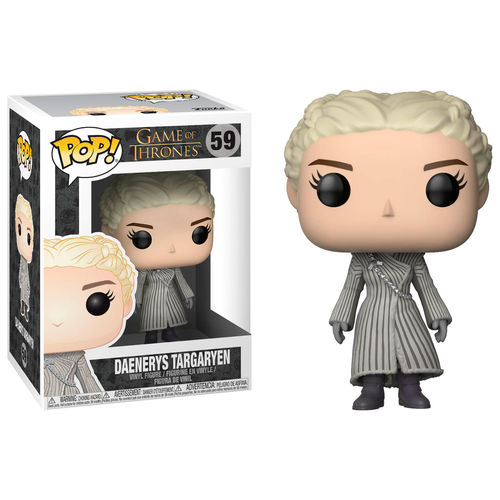 Figura Funko POP! de Juego de Tronos, Daenerys Targaryen (Abrigo Blanco) n.° 59