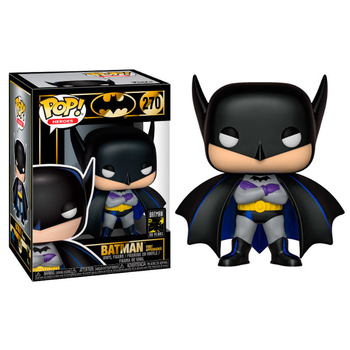 Funko Pop! Batman de DC, 80.ª edición, primera aparición, 1939, n.° 270