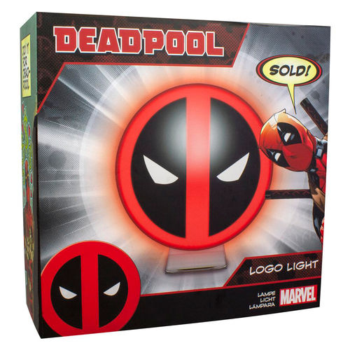 Paladone Luminária Marvel Deadpool logo light