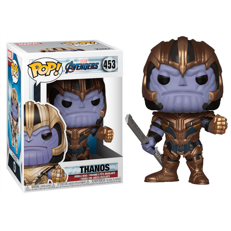 Figura Funko Pop! de Thanos de Marvel Avengers Endgame n.° 453