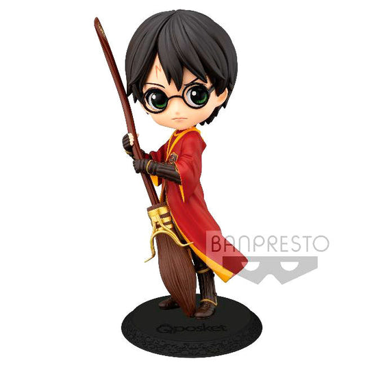 Figura Banpresto Harry Potter Q Posket de 14 cm de Harry Quidditch