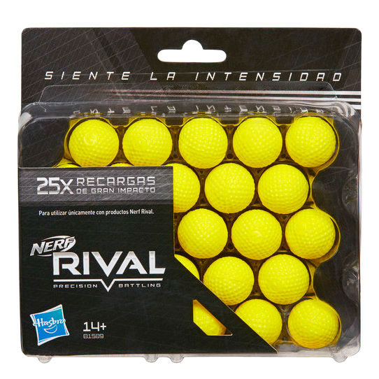 Hasbro Blister 25 Recargas Rival Nerf