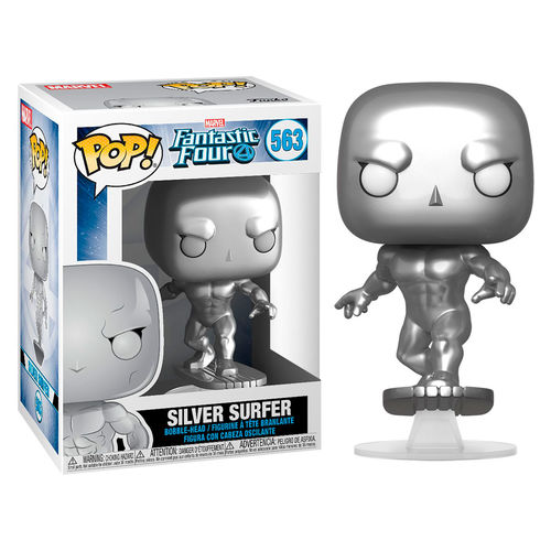 Figura Funko Pop! Marvel Los Cuatro Fantásticos Silver Surfer n.° 563