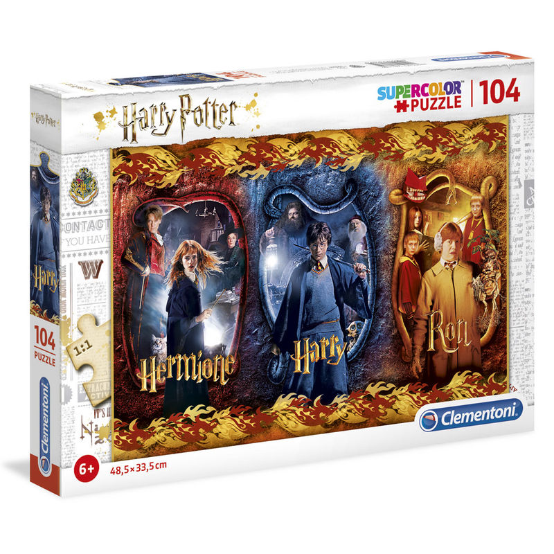 Clementoni Puzzle Harry, Ron e Hermione Harry Potter 104peças