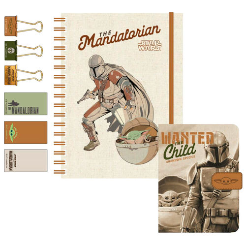 Set de papelería infantil Cerdá Star Wars The Mandalorian Yoda