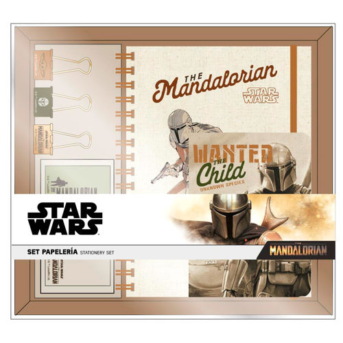 Set de papelería infantil Cerdá Star Wars The Mandalorian Yoda