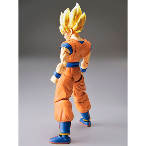 Bandai Hobby Figura Dragon Ball Z Rise Standard Super Saiyan Goku New Version Model Kit 16cm