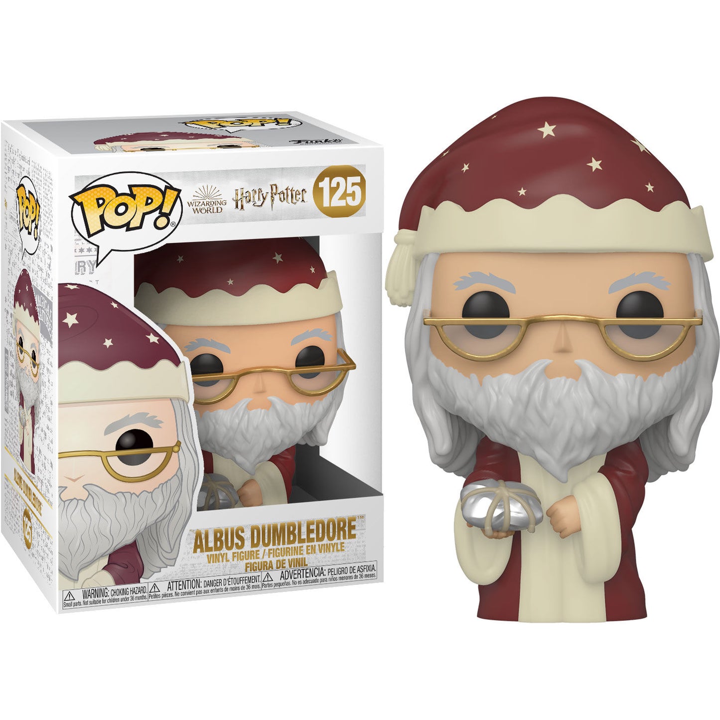 Funko POP! Harry Potter Holiday Dumbledore Movies #125