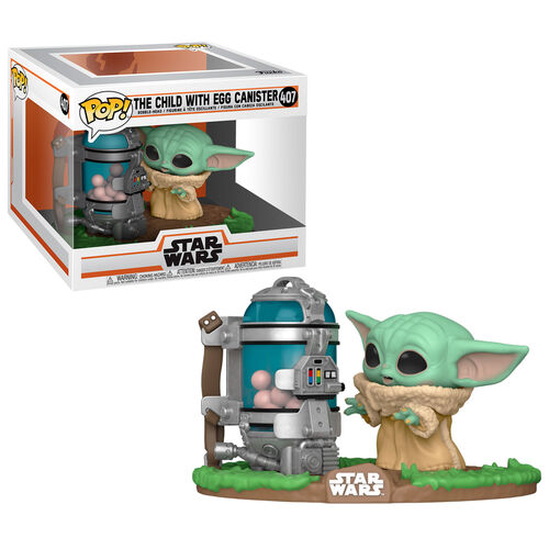 Figura Funko POP! de Star Wars Television: El Niño Mandaloriano con Recipiente n.° 407