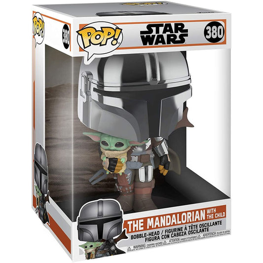 Figura Funko POP! de Star Wars Mandalorian con Yoda niño (25 cm, n.° 380)