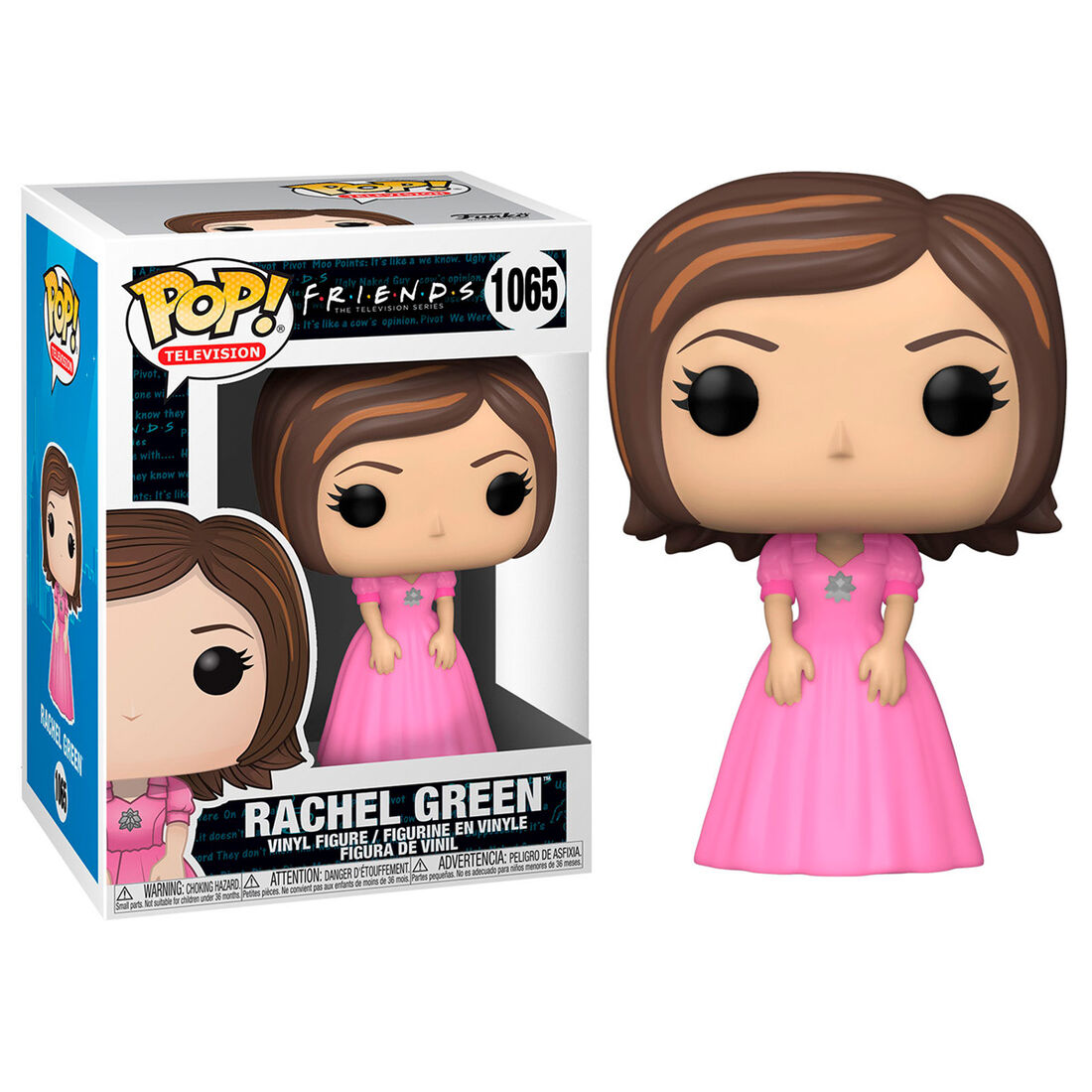 Figura Funko POP! de Rachel con vestido rosa #1065