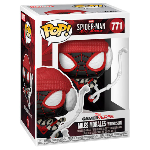 Funko Pop! Games Marvel Spider-Man Mil Morales Traje de invierno n.° 771