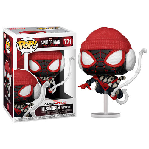 Funko Pop! Games Marvel Spider-Man Mil Morales Traje de invierno n.° 771