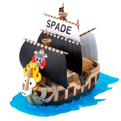 Figura de modelo de barco pirata de One Piece de Bandai Hobby Spade de 15 cm
