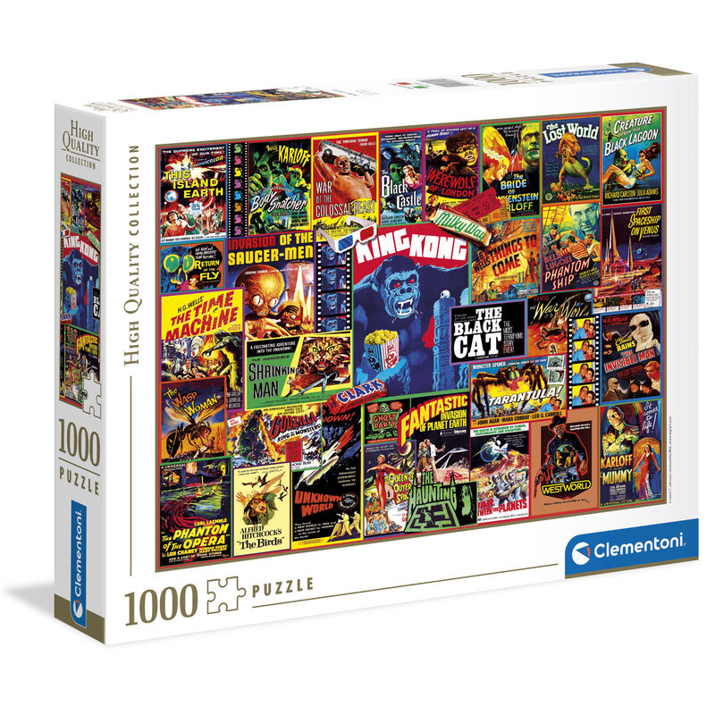 Clementoni Puzzle Thriller Classics 1000peças