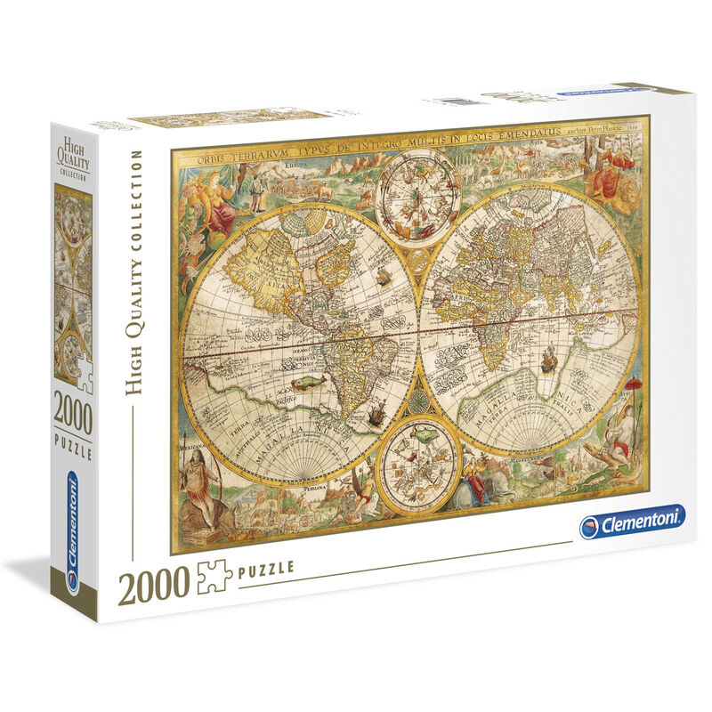 Clementoni Puzzle Mapa Antiguo 2000 peças
