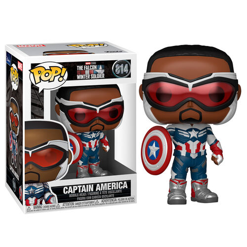Funko POP! Marvel: Falcon y el Soldado del Invierno, Capitán América n.° 814