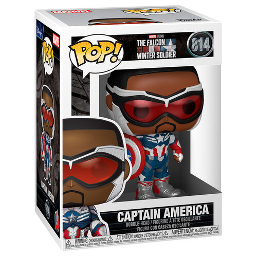 Funko POP! Marvel: Falcon y el Soldado del Invierno, Capitán América n.° 814
