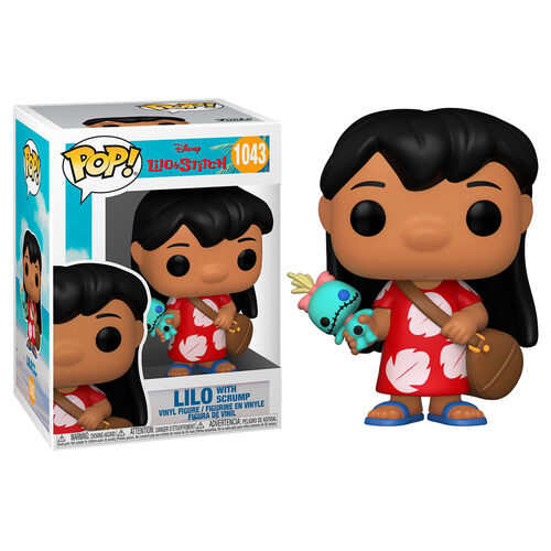 Figura Funko Pop! Disney Lilo y Stitch Lilo con Scrum n.° 1043