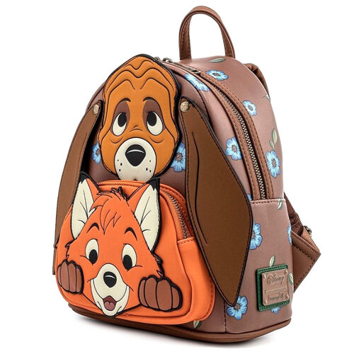 Loungefly Mochila Disney Fox and Hound Copper Todd backpack 26cm