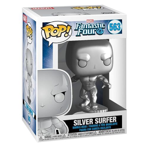 Figura Funko Pop! Marvel Los Cuatro Fantásticos Silver Surfer n.° 563