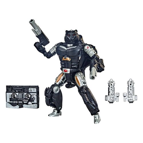 Hasbro Transformers War From Cybertron Covert Agent Ravage + Decepticon Forever Ravage figures set 15cm