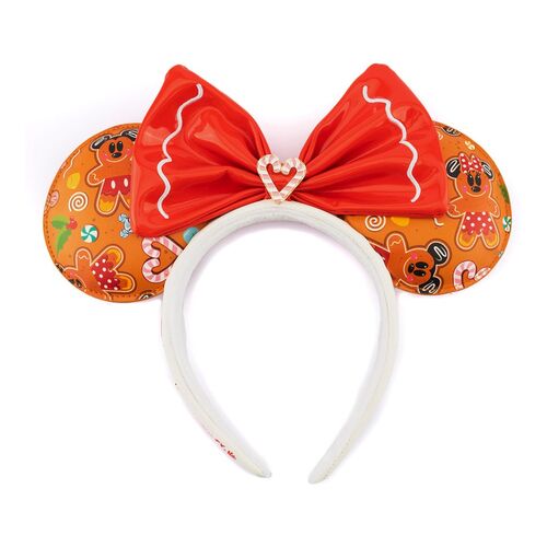 Diadema de Mickey y Minnie de pan de jengibre de Disney Loungefly