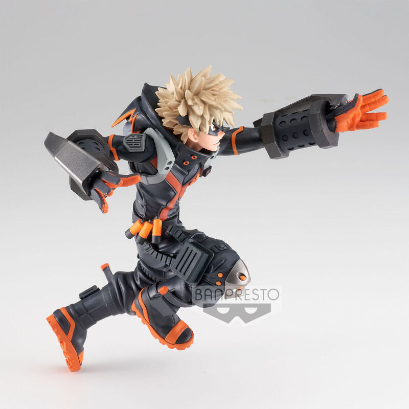 Figura Banpresto Katsuki Bakugo The Amazing Heroes World Heroes Mission My Hero Academia de 15 cm
