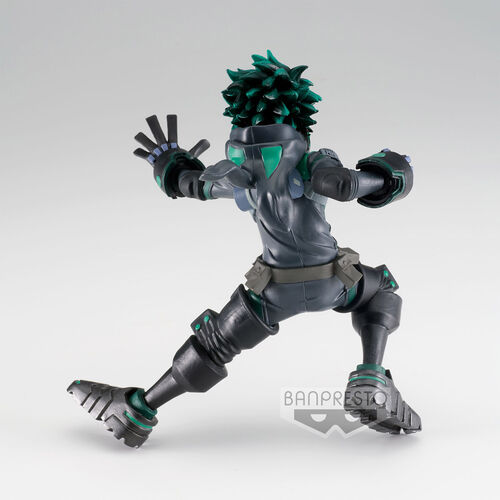 Figura de Izuku Midoriya de Banpresto The Amazing Heroes World Heroes Mission My Hero Academia de 15 cm