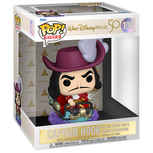 Funko Pop! Walt Disney World 50.º aniversario Capitán Garfio n.° 109