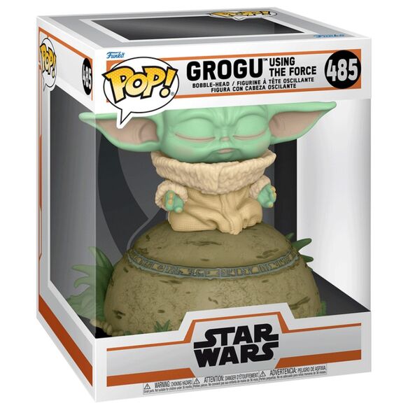 Figura Funko POP! de Star Wars: El Mandaloriano Grogu usando la Fuerza (efecto especial n.° 485)