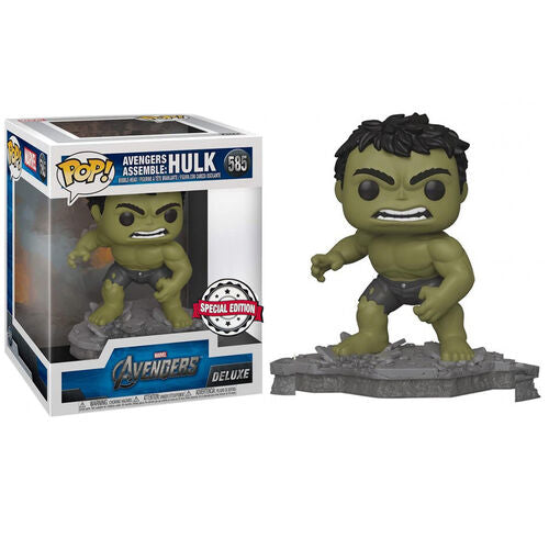 Funko Pop! Deluxe Marvel Avengers Hulk Assemble Exclusivo #585