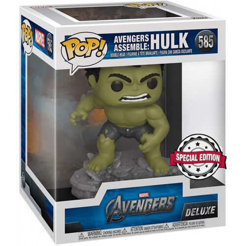 Funko Pop! Deluxe Marvel Avengers Hulk Assemble Exclusivo #585