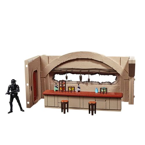 Figura Hasbro Star Wars Mandalorian Nevarro Cantina + set Imperial Death Trooper