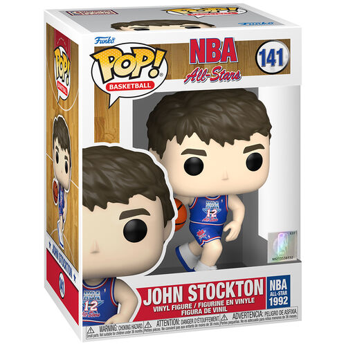 Figura Funko POP! John Stockton, All Star de la NBA, 1992, n.° 141