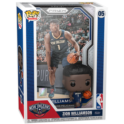 Tarjetas coleccionables Funko POP! NBA de Zion Williamson n.° 05