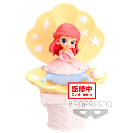 Figura Banpresto Ariel Ver.B Vestido Rosa Personajes Estilo Disney Q Posket 12cm