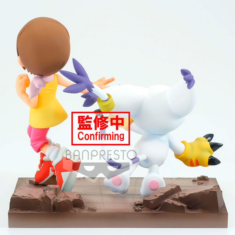 Figura de 12 cm de Hikari y Tailmon de Banpresto Digimon Adventure Archives