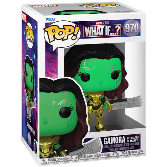 Figura Funko POP! Marvel: ¿Qué pasaría si Gamora con la Espada de Thanos #970?