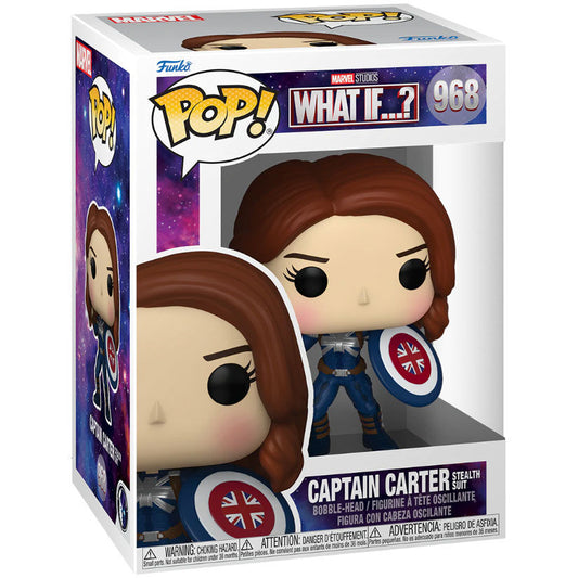 Funko POP! Marvel ¿Qué pasaría si el Capitán Carter Stealth n.° 968?