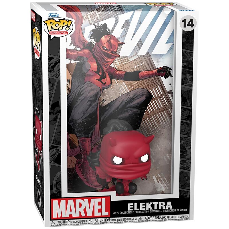 Portada del cómic Marvel Funko Pop! Marvel Daredevil Elektra #14