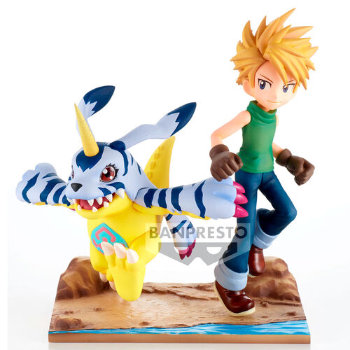 Figura de Digimon Adventure de Banpresto - Archivo de Aventuras Yamato y Gabumon (15 cm)