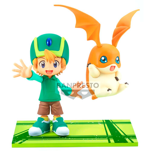 Figura Banpresto Digimon Adventure - Archivo de Aventuras Takeru y Patamon 15 cm