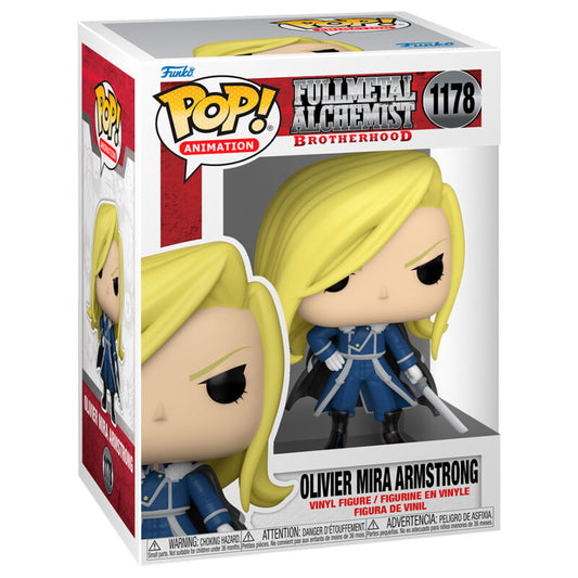 Figura Funko Pop! Full Metal Alchemist Olivier Mira Armstrong n.° 1178