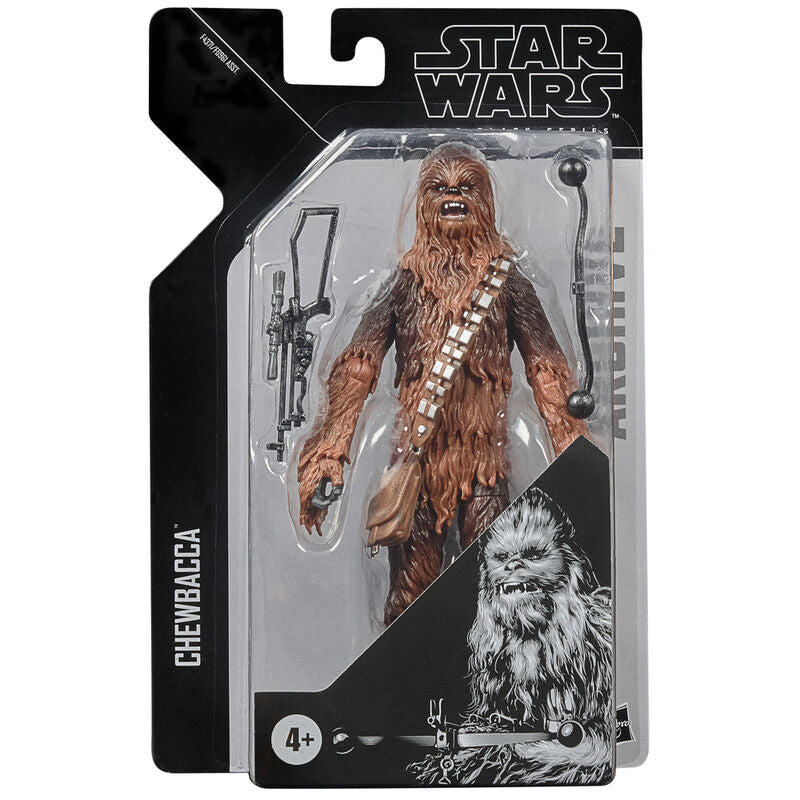 Figura de Chewbacca de la serie Black de Hasbro Star Wars de 15 cm